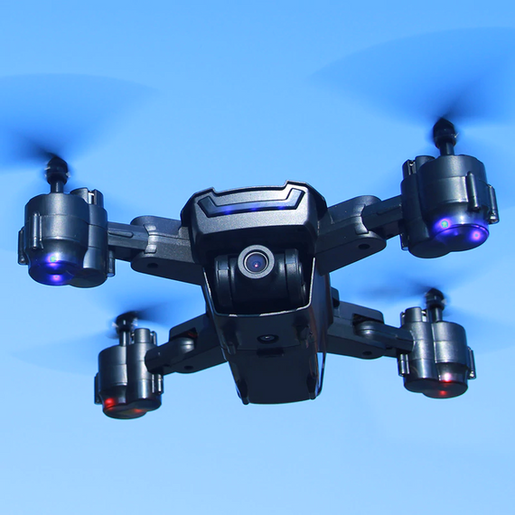 Drone avec Caméra 4K UHD Zoom 50x, Détection de gravité, Vol Stationnaire  Intelligent, 15 Min. Temps de Vol, Résistance au Vent de Niveau 4